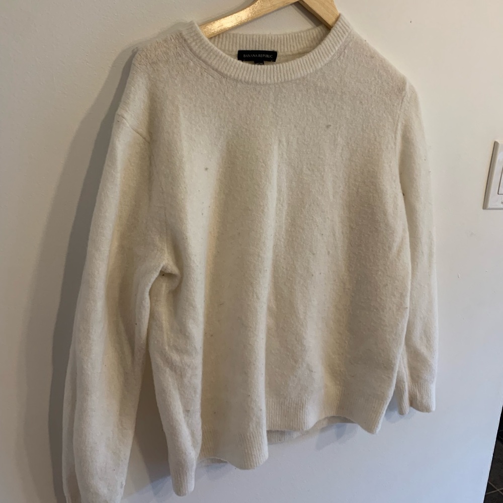 Classic cream sweater